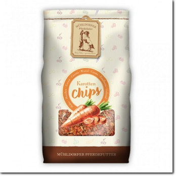 Les Chips de Carotte de Mühldorfer contiennent de nombreuses substances vitales, de nombreux nutriments sains qui favorisent la bonne santé des chevaux et poneys.