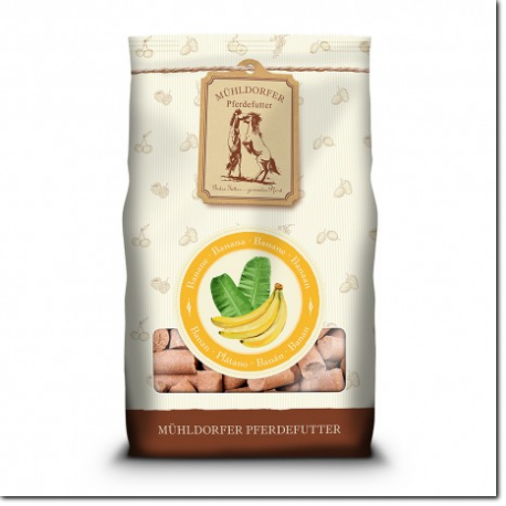 Banane - Friandises chevaux - equibel57 Banane - Friandises chevaux muhldorfer